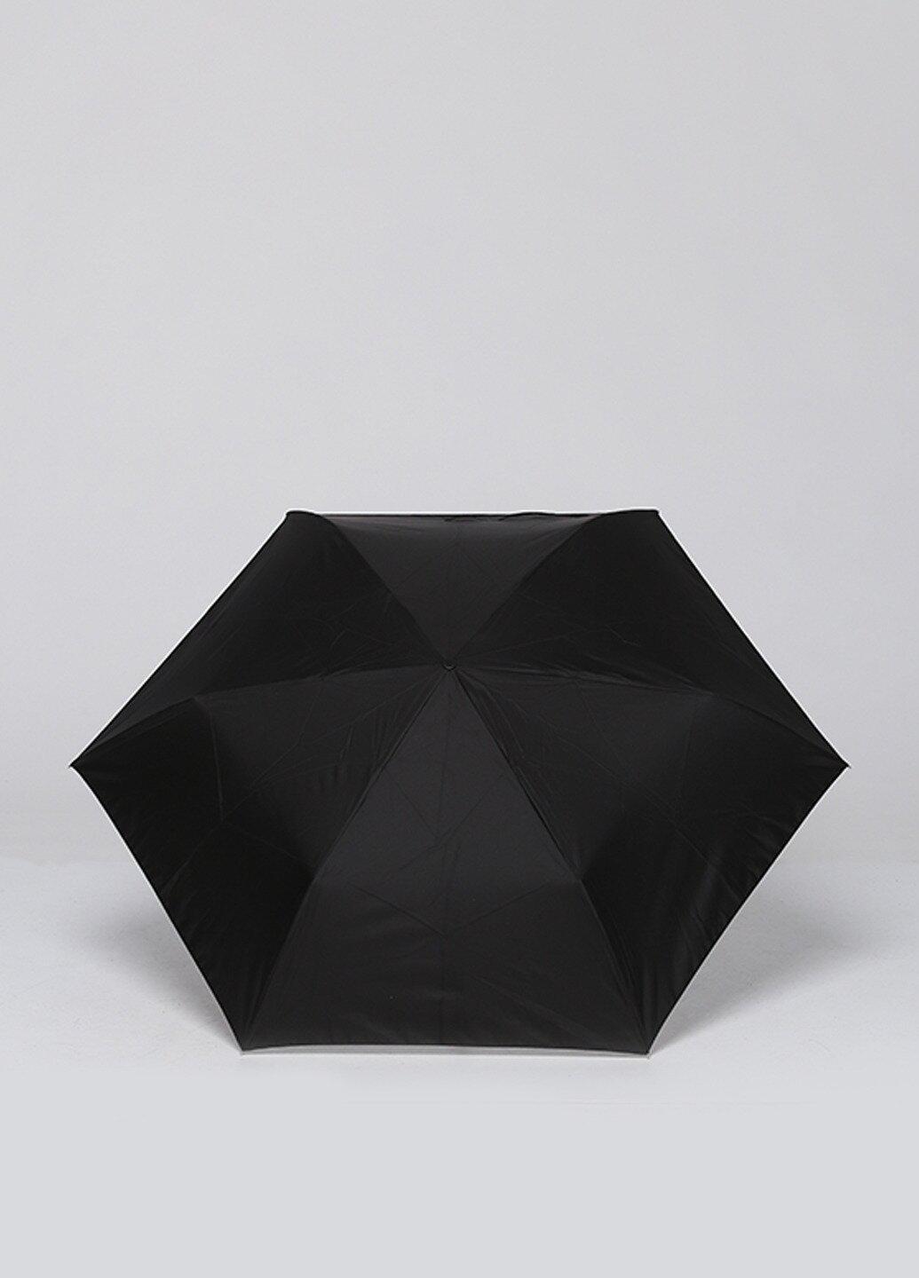 Зонт женский складной HAPPY RAIN ESSENTIALS 43998 90х24 см Черный (43998 1)