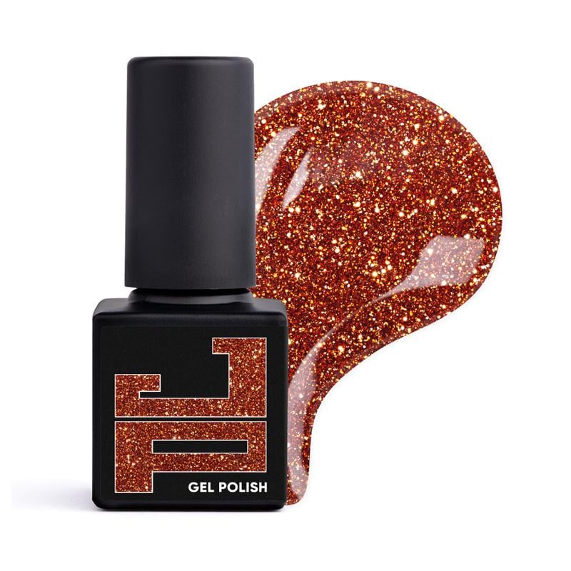 Гель-лак Jerden Proff 5 мл 064 Ruby Flash Світловідбиваючий світлий теракотовий