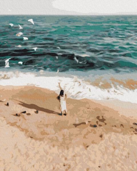 Картина по номерам Brushme Морская Фигура на побережье 40х50 см в термопакете (GX37562)