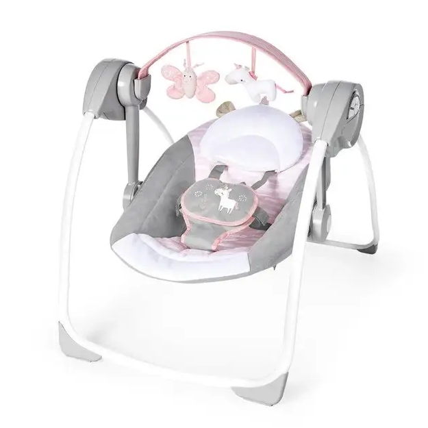 Качели детские электронные Ingenuity Comfort 2 Go Flora the Unicorn до 9 кг (33492894)