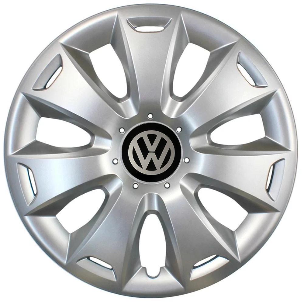 Колпаки SJS 417 с логотипом Volkswagen R16 4 шт. Серебряный