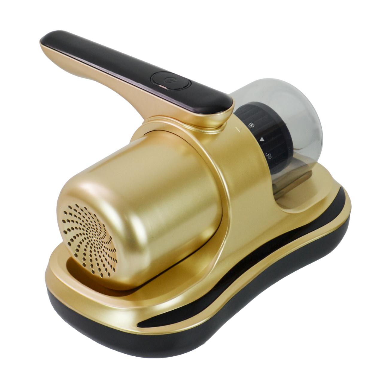 Ручний пилосос для м'яких меблів Maxtop MP-380 акумуляторний з УФ 100W Gold (3_05058)