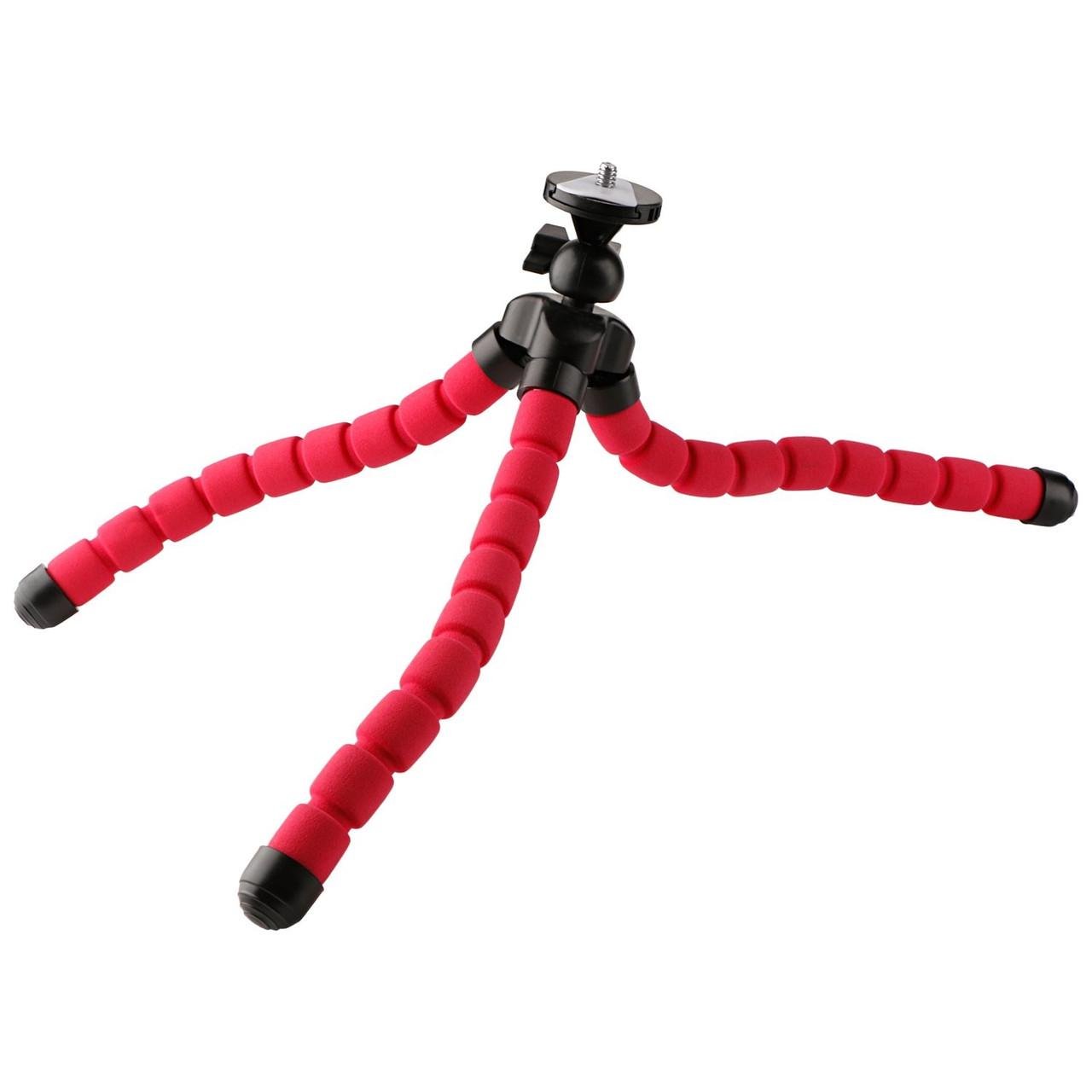 Настольный штатив Alitek Flexible Sponge Long с держателем для телефона Red