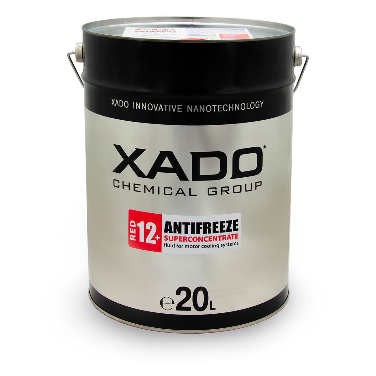 Антифриз для двигуна XADO Antifreeze Red 12+ Концентрат 20 л