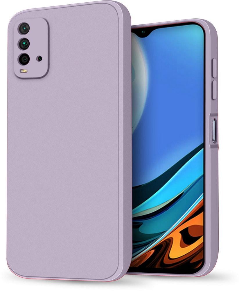 Силиконовый чехол HardCorner Xiaomi Redmi 9T (с микрофиброй) Lilac (34845-3B)