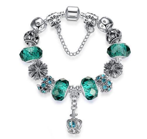 Женский браслет Primo Korona в стиле Pandora Green (805978492)