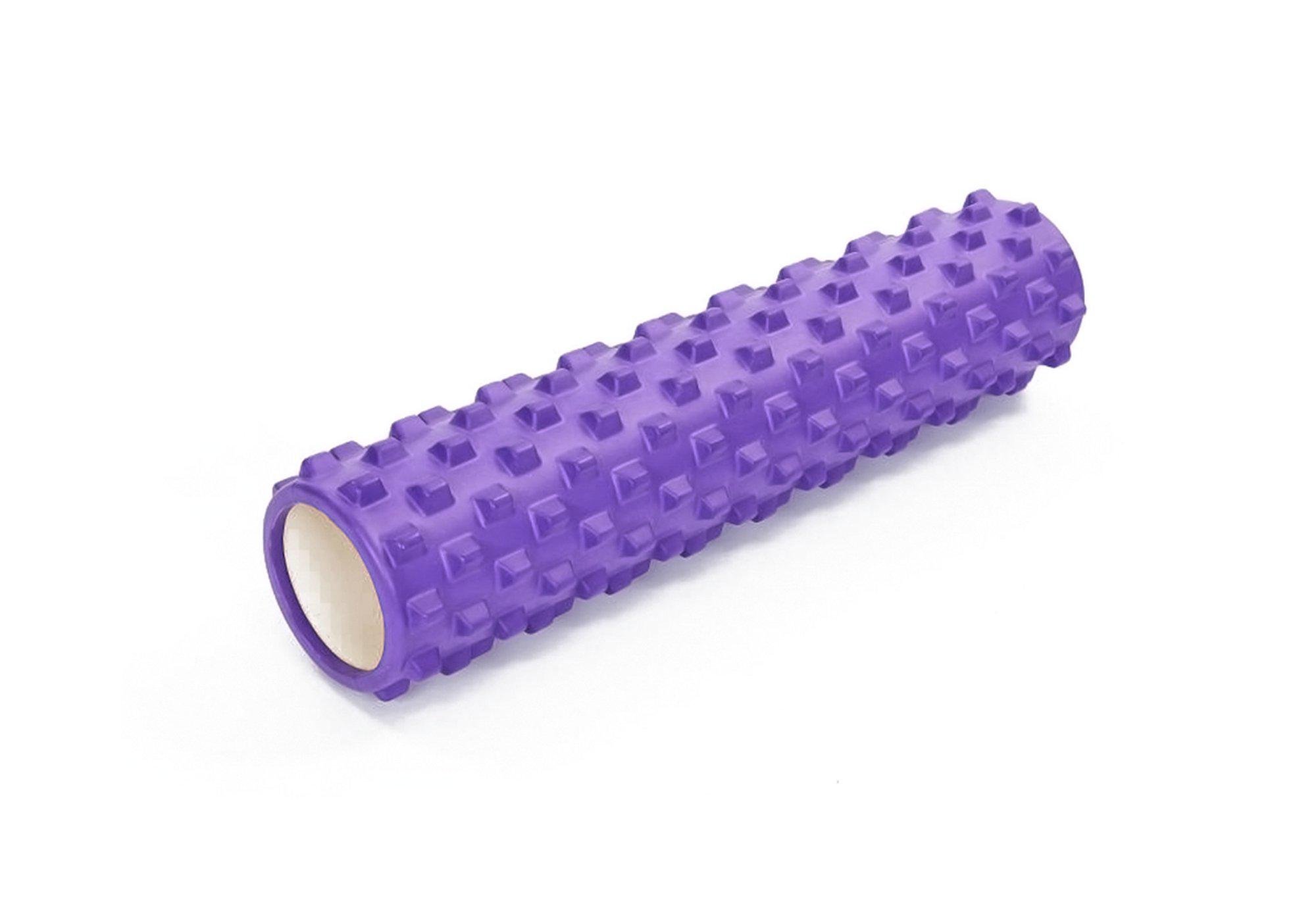 Массажный ролик EasyFit Grid Roller Pro 60 см Фиолетовый (EFPro60Pu)