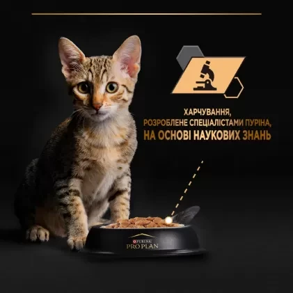 Вологий корм для кошенят Pro Plan Kitten Healthy Start індичка 10 pouch х 85 г (7613034767646) - фото 4 Вологий корм для кошенят Pro Plan Kitten Healthy Start індичка 10 pouch х 85 г (7613034767646) - фото 4