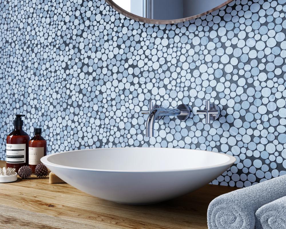 Мозаїка з керамограніту Kotto Ceramica MI7 14300719C Lapislazzuli 300x300x10 мм круг d 14-30 мм (002845) - фото 3 Мозаїка з керамограніту Kotto Ceramica MI7 14300719C Lapislazzuli 300x300x10 мм круг d 14-30 мм (002845) - фото 3