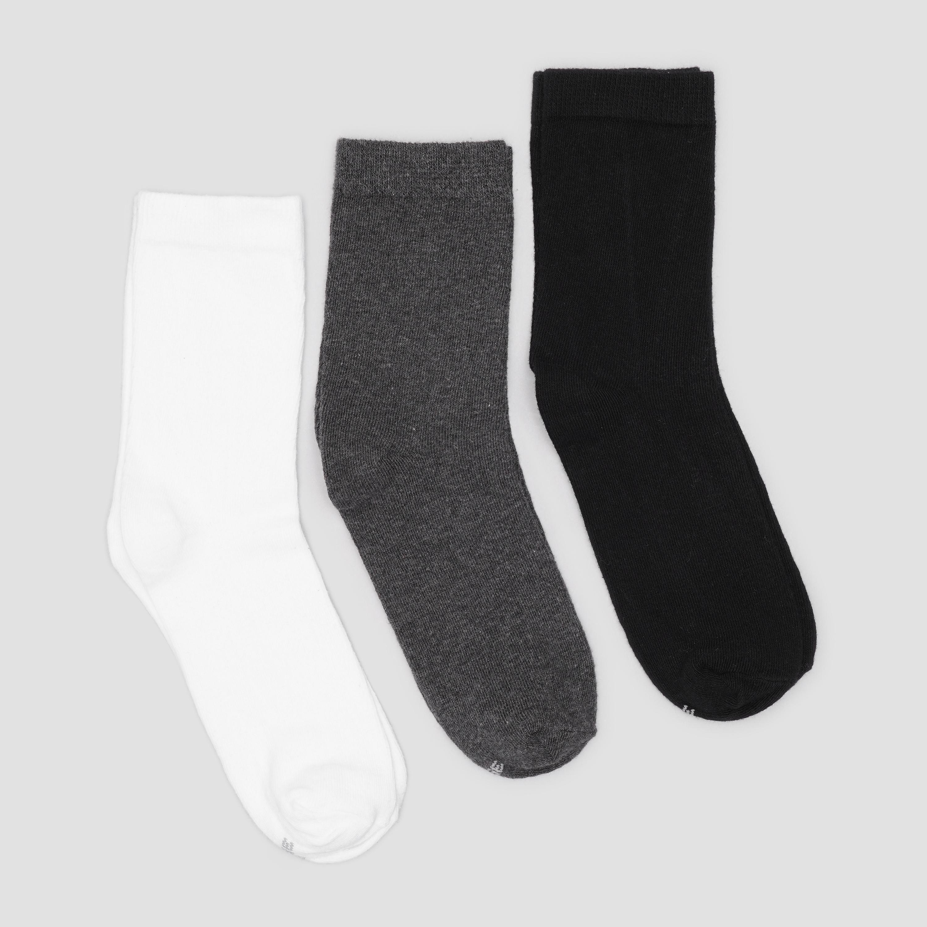 Шкарпетки C&A 3 пари р. 35-38 Чорний/Сірий/Білий (2909846553)