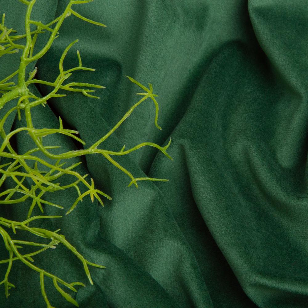 Тканина велюр однотонний Вайлет 290 гр/м2 150 см Зелений (26884) - фото 3