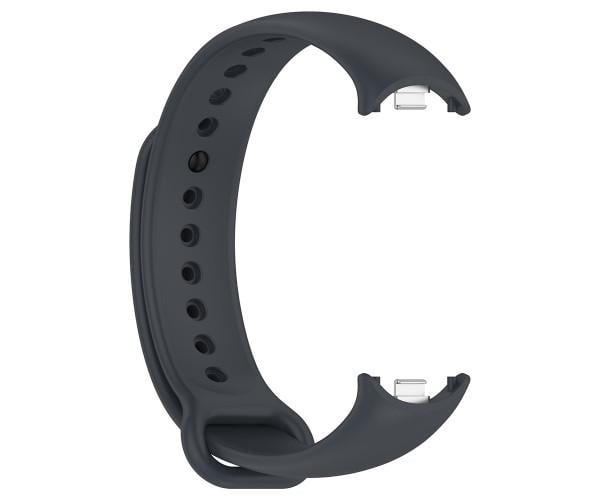 Ремешок Silicone для Xiaomi Mi Band 8 Серый