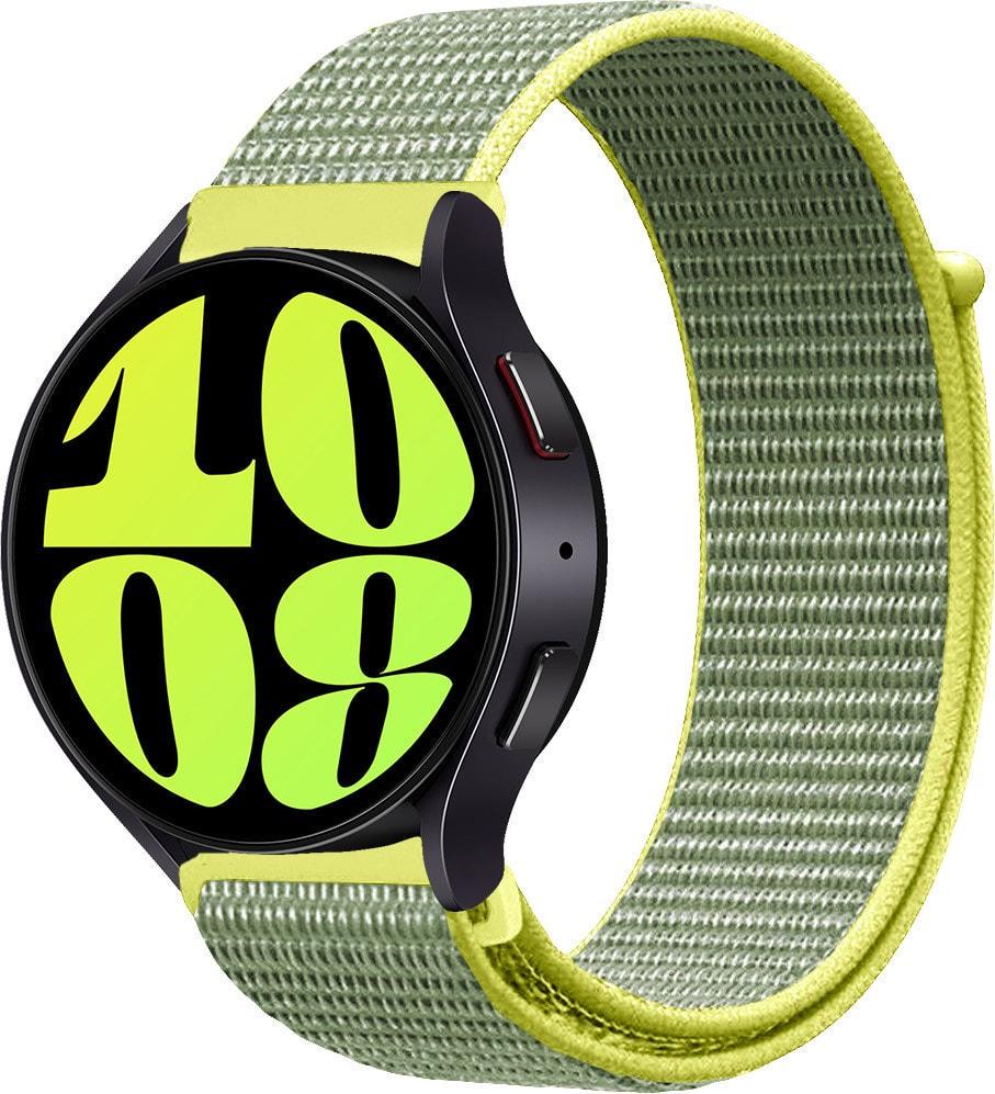 Ремешок нейлоновый Sport Loop для Galaxy Watch 6 44 мм Gray/Yellow (37603-63)