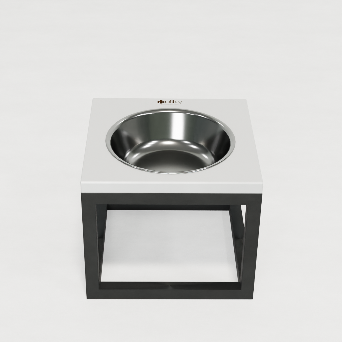 Миска на подставке для больших собак Hollky Base Solo XL 1,8 л (XL-262620-GRWH) - фото 6 Миска на подставке для больших собак Hollky Base Solo XL 1,8 л (XL-262620-GRWH) - фото 6