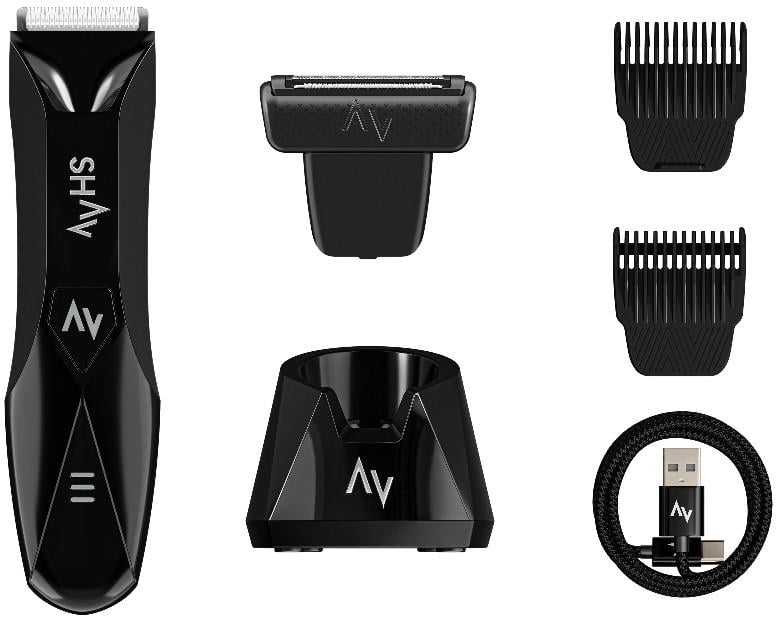 Триммер Shav 2 водонепроницаемый LED подсветка аккумуляторный Черный - фото 2