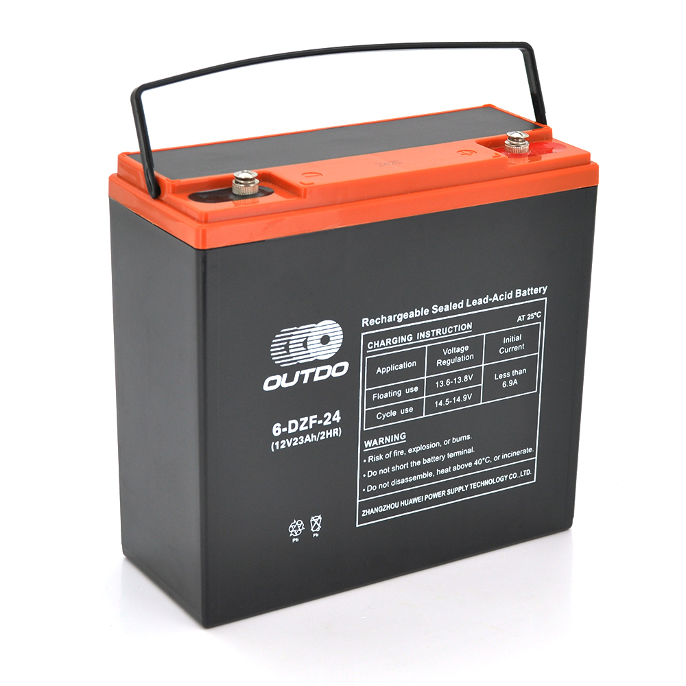 Мотоакумулятор Outdo GEL 6-DZM-24 12V 20A 180х78х170 мм (YUT_V1831)