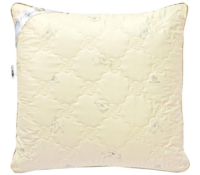 Подушка IDEIA Wool Classic Овечья шерсть 70х70 см Молочный-Бежевый (8000009814)