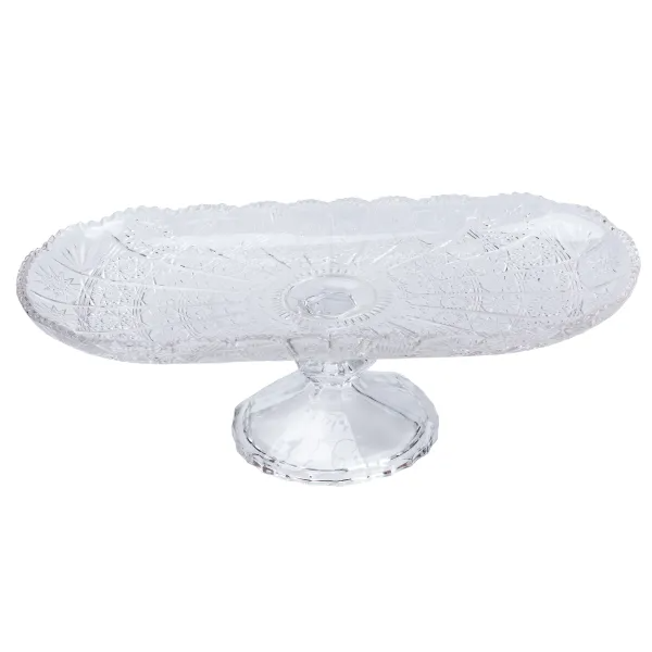 Фруктовниця блюдо для фруктів Lirmartur скляна 33,5х15х10,5 см на 4 секції Прозорий - фото 2 Фруктовниця блюдо для фруктів Lirmartur скляна 33,5х15х10,5 см на 4 секції Прозорий - фото 2