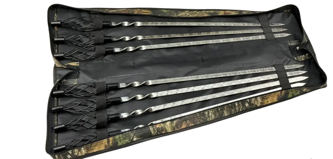 Набор шампуров цельнометаллических GrillMaster Эксклюзив NB-2289 7 шт. нержавеющая сталь 3 мм (10-164-NB-2289)