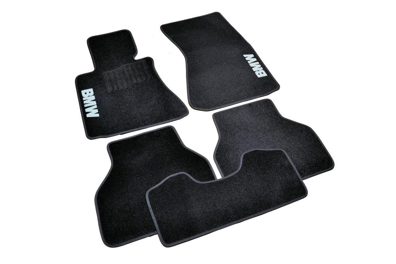 Килимки в салон ворсові для BMW 7 Е65 2001-2008 5 шт. Чорний (1398313117)
