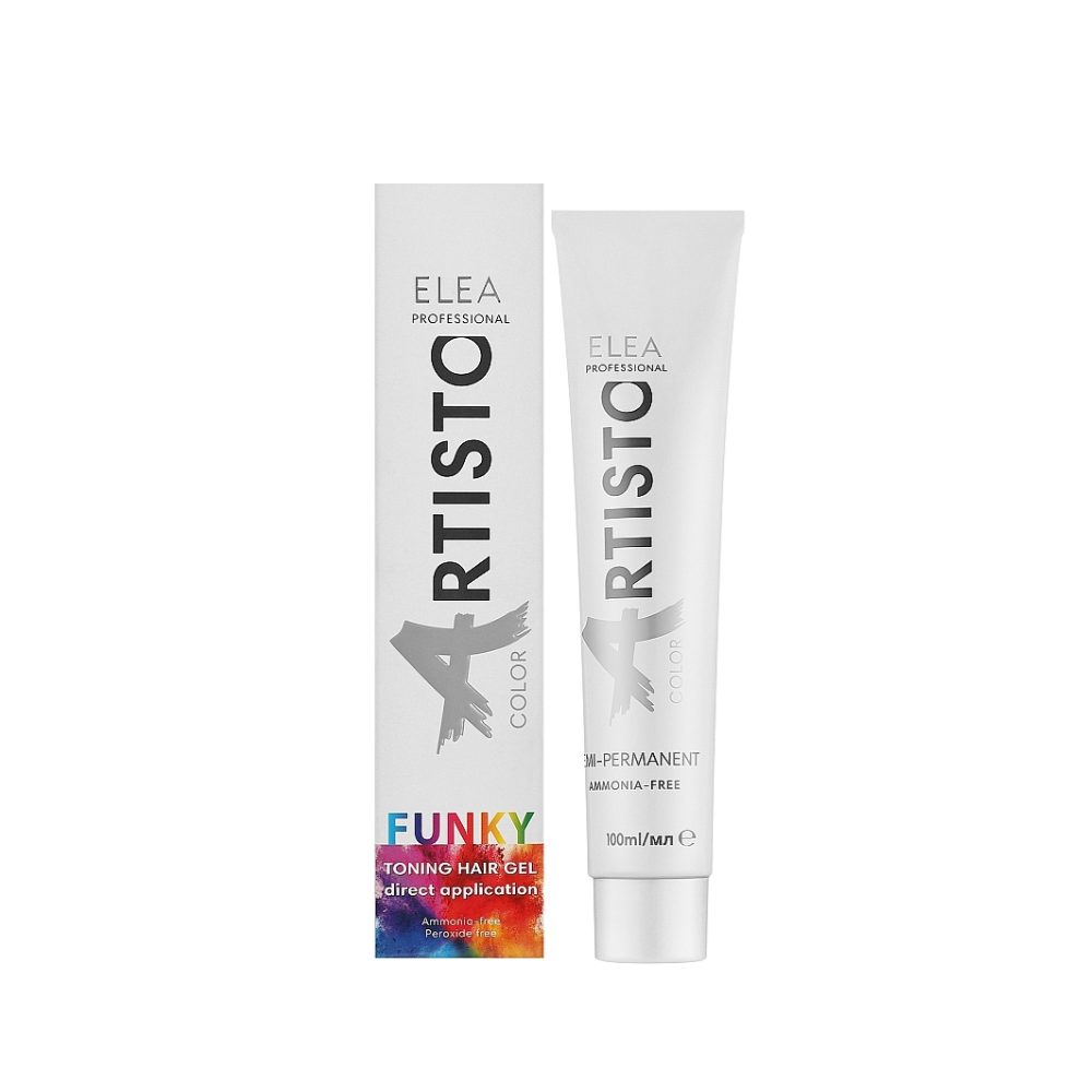 Гель тонуючий для волосся Elea Professional Artisto Funky Colors Toning Hair Gel 100 мл Green