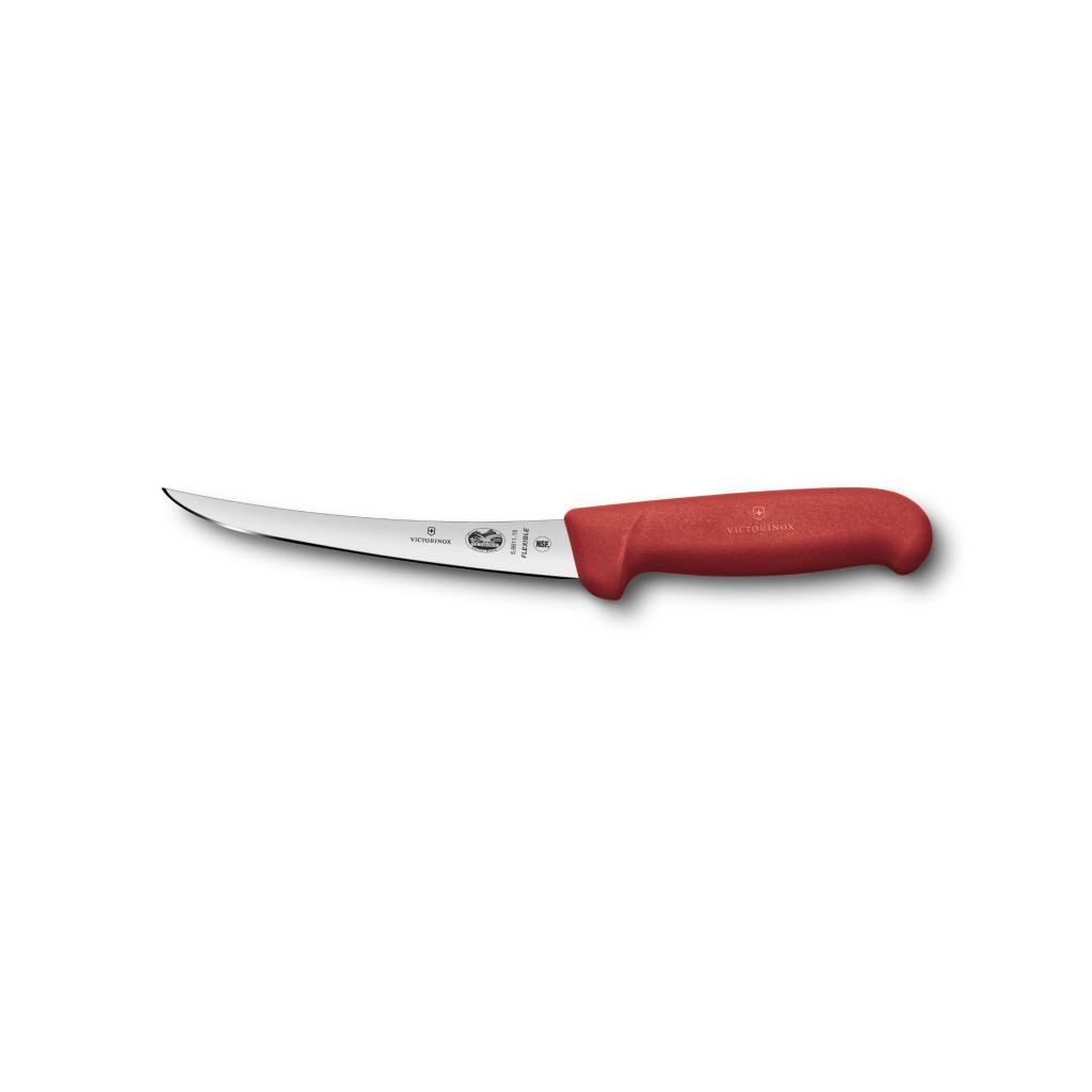 Кухонный нож Victorinox Fibrox Boning Flexible 15 см Red (5.6611.15) Кухонный нож Victorinox Fibrox Boning Flexible 15 см Red (5.6611.15)