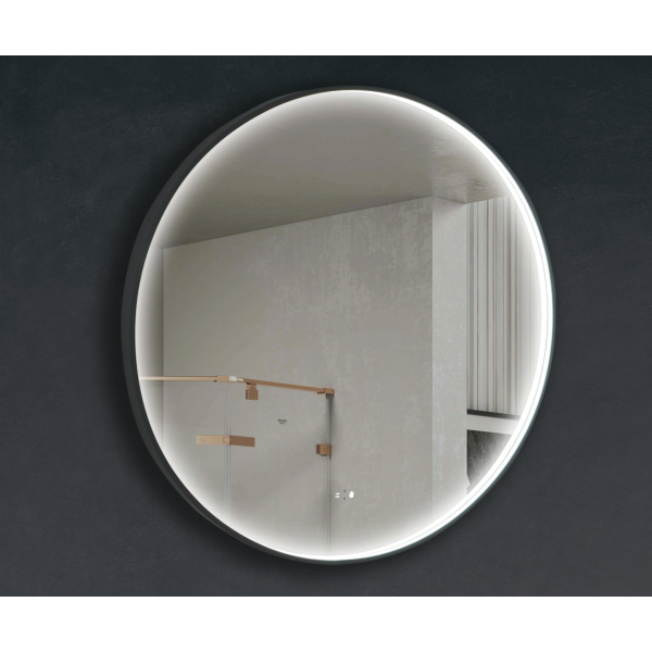 Зеркало настенное круглое для ванной комнаты Insana 327 с LED-подсветкой 80х80 см (А0054897)