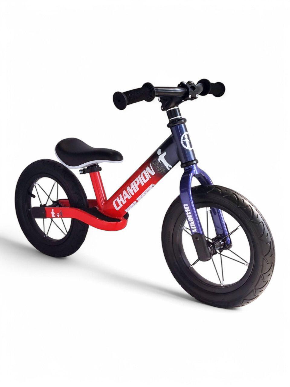 Беговел Champion NN-12 двухколесный до 60 кг Красно-синий (NN-12r-s)
