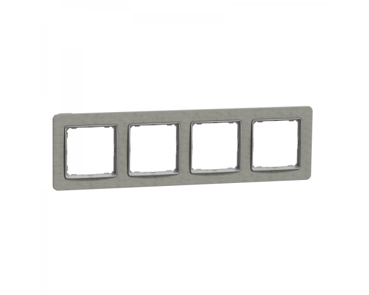 Рамка Schneider Electric 4-постовый ABS-UV Sedna Design&Element Бетон (SDD390804)