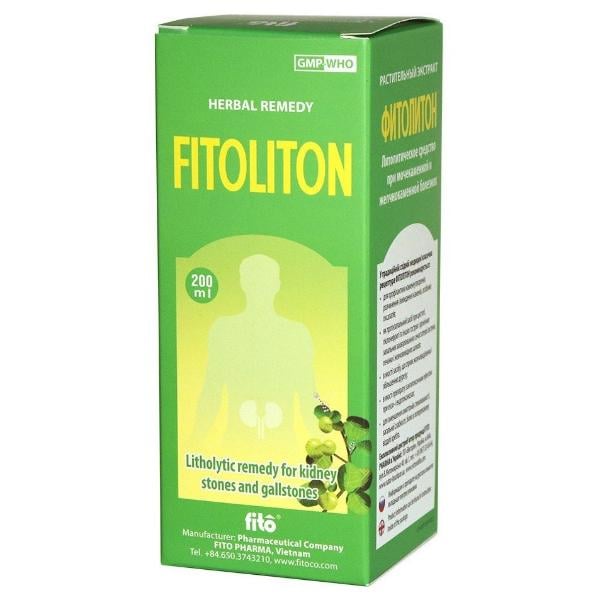 Комплекс для профілактики нирок Fito Pharma Фітолітон рідкий екстракт 200 мл 20 порцій (000022927)