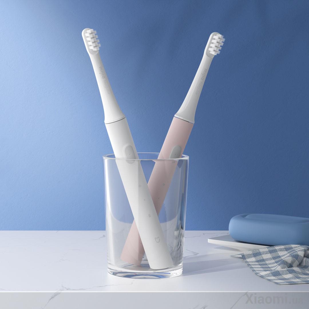 Электрическая зубная щетка звуковая MiJia Sonic Electric Toothbrush T100 White (XMSETTW) - фото 4