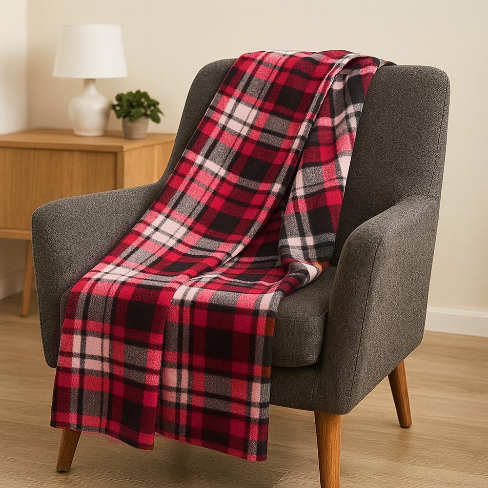 Плед флисовый Love You Шотландский уют 200х220 см (LY9210)