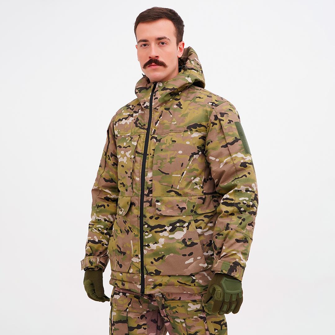 Куртка-бушлат зимова для ЗСУ Ukr Cossacks Softshell р. 54 Мультикам (UC_TLJ001STS_004-54)