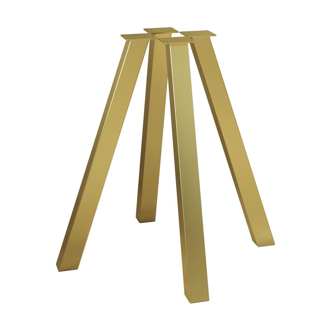 Комплект ніжок для столу з металу Minimal 730 мм 4 шт. Золотий (1017) - фото 1