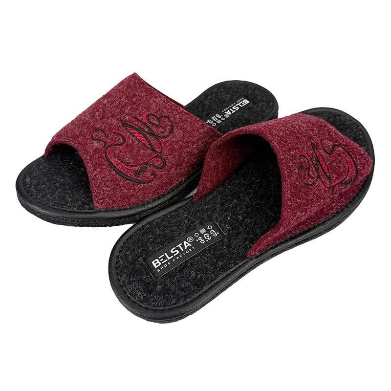 Тапочки комнатные женские войлок 1088-3 p. 36 23 см Черный - фото 3 Тапочки комнатные женские войлок 1088-3 p. 36 23 см Черный - фото 3