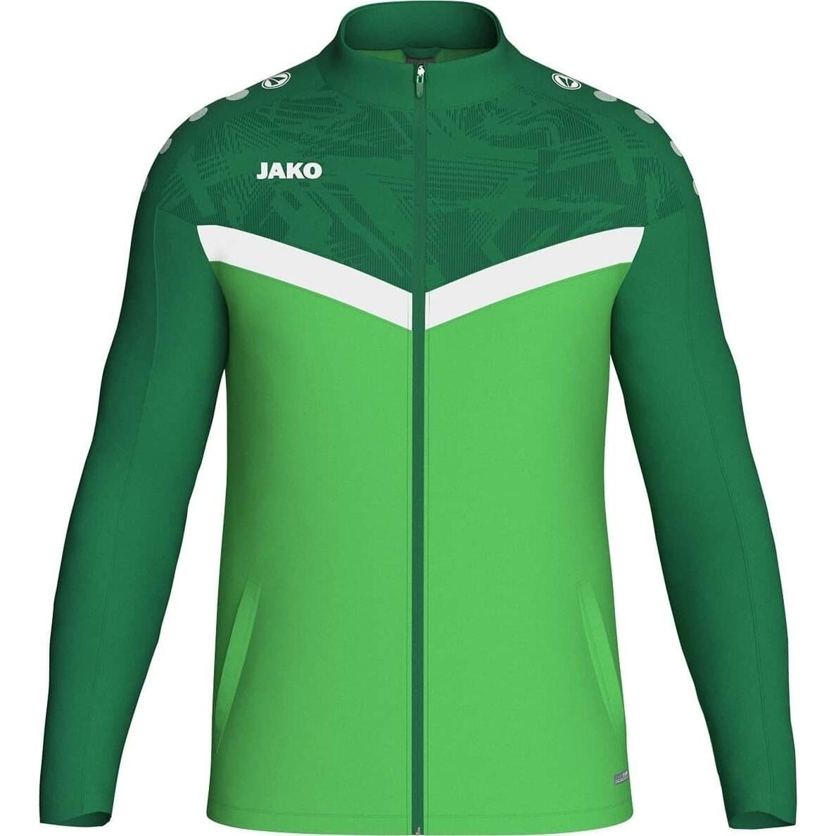 Олімпійка дитяча Jako ICONIC 152 см Біло-зелений (9324-222)