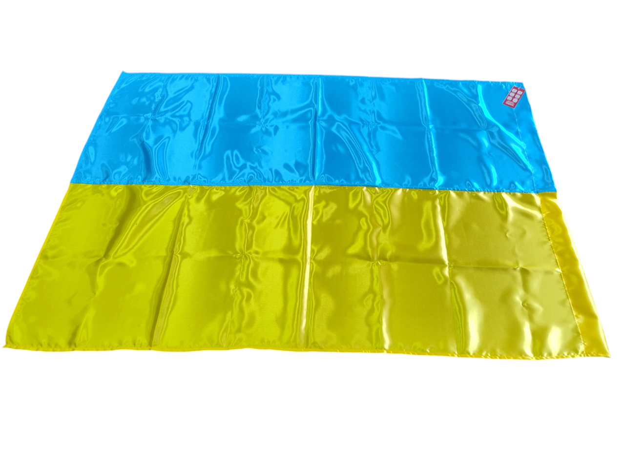 Прапор України M&M Атлас ритуальний 160х240 см Жовто-блакитний (214112)