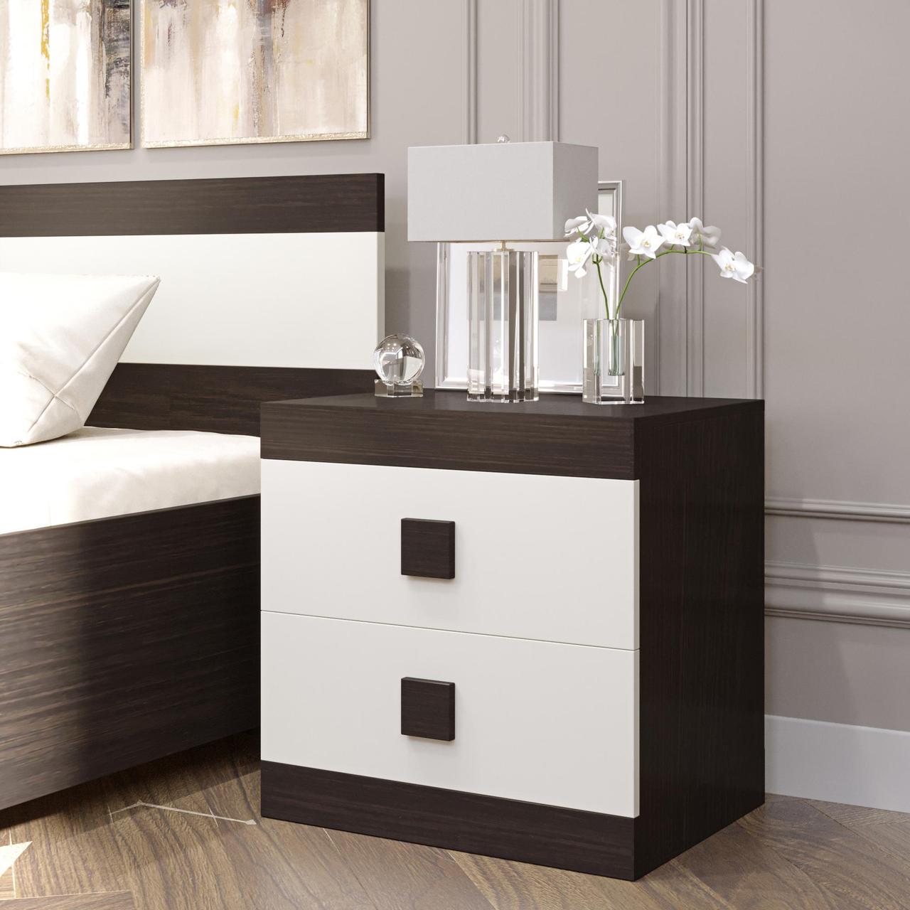 Спальня дитяча Еверест Соната Комплект 7 модульна 4 елементи Венге темний/Білий (DTM-2590) - фото 8 Спальня дитяча Еверест Соната Комплект 7 модульна 4 елементи Венге темний/Білий (DTM-2590) - фото 8