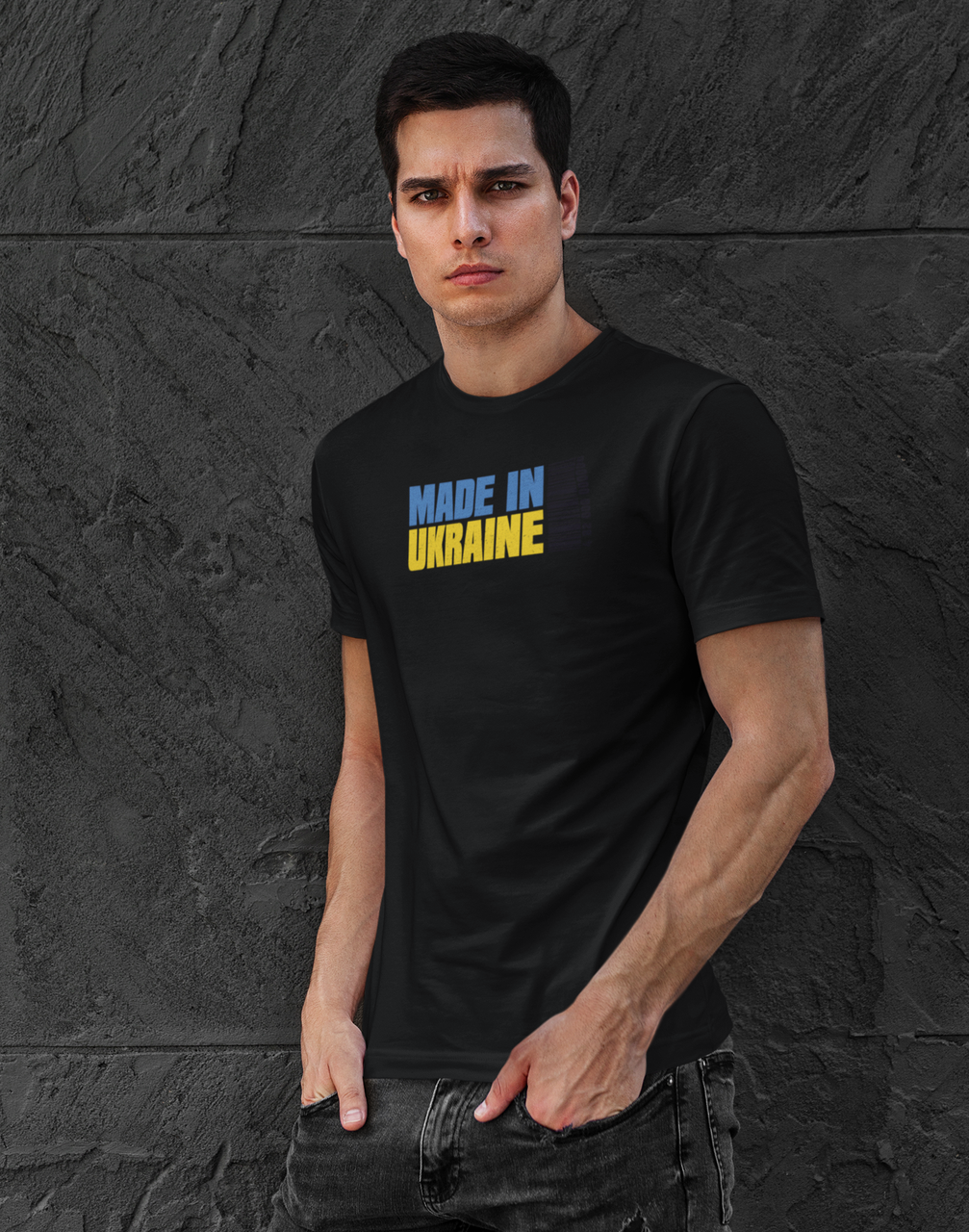 Футболка Mishe 11000202 з написом "Made in Ukraine" XL (75213038) - фото 2 Футболка Mishe 11000202 з написом "Made in Ukraine" XL (75213038) - фото 2