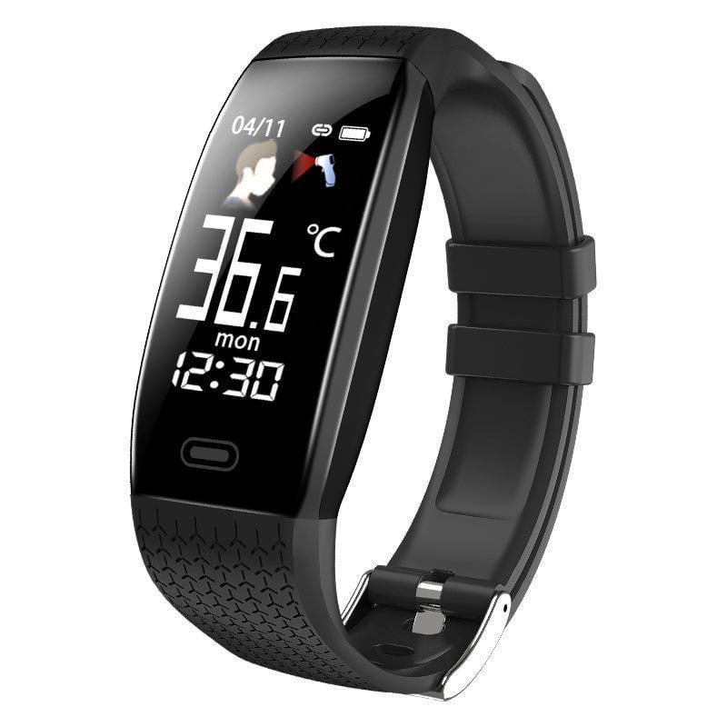 Фитнес-браслет UWatch T5 IPS с функциями фитнес трекера Black (784775373)