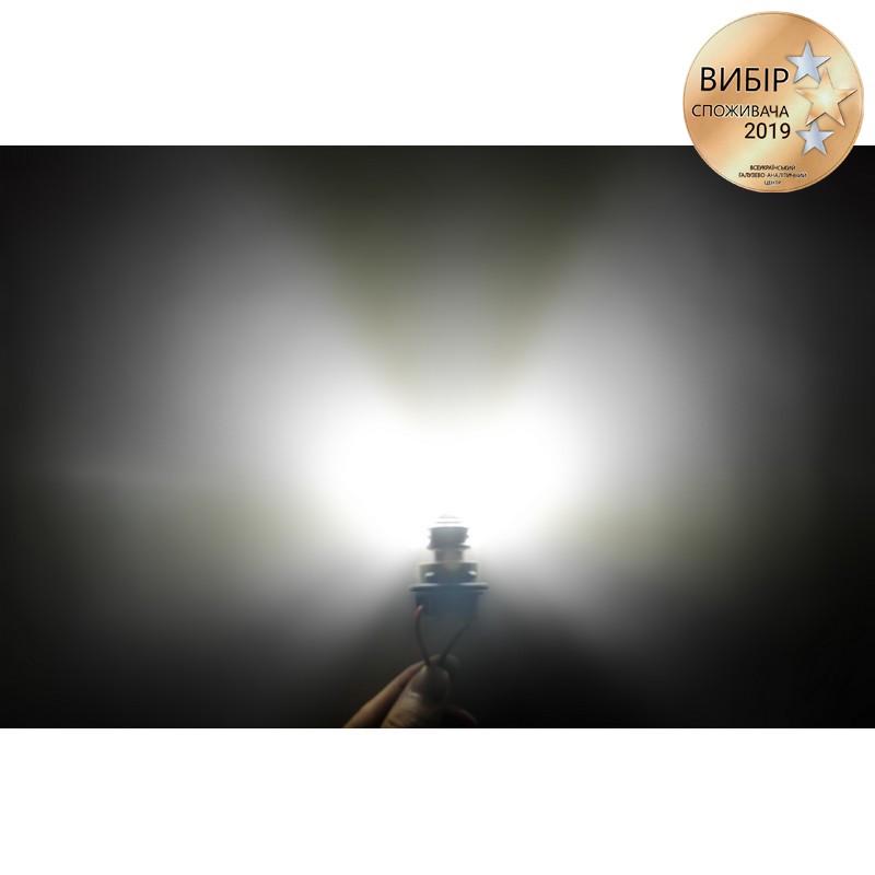 Лампи світлодіодні в габарити S01-P21W/1156 Carlamp 30W Canbus з обманкою 450 лм 6000 К (S01/1156) - фото 10