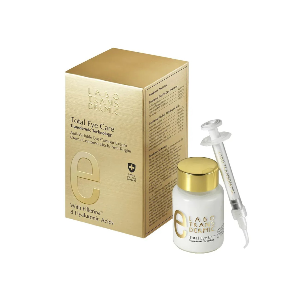 Крем проти зморшок для шкіри навколо очей Labo Transdermic E Total Eye Care Anti-Wrinkle Eye Contour Cream 20 мл