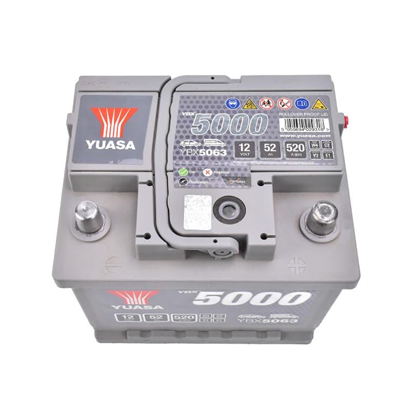 Акумулятор Yuasa 12V 52Ah Silver High Performance YBX5063 (YBX5063) - фото 2