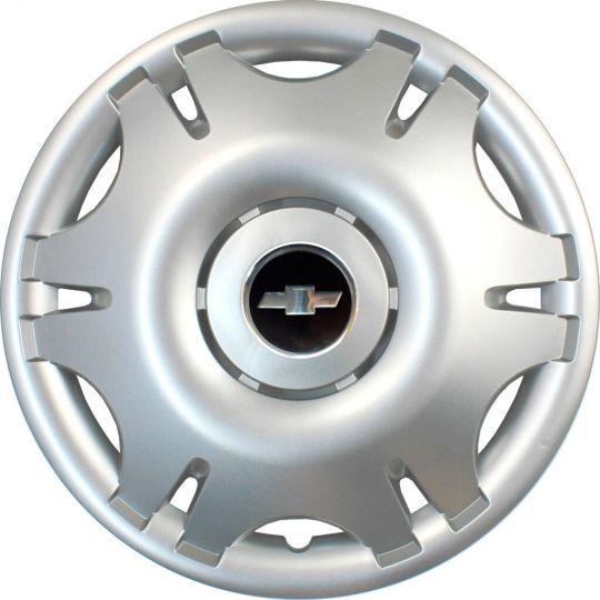 Автомобильные колпаки SKS 402 R16 с логотипом Chevrolet 4 шт. Серебристый