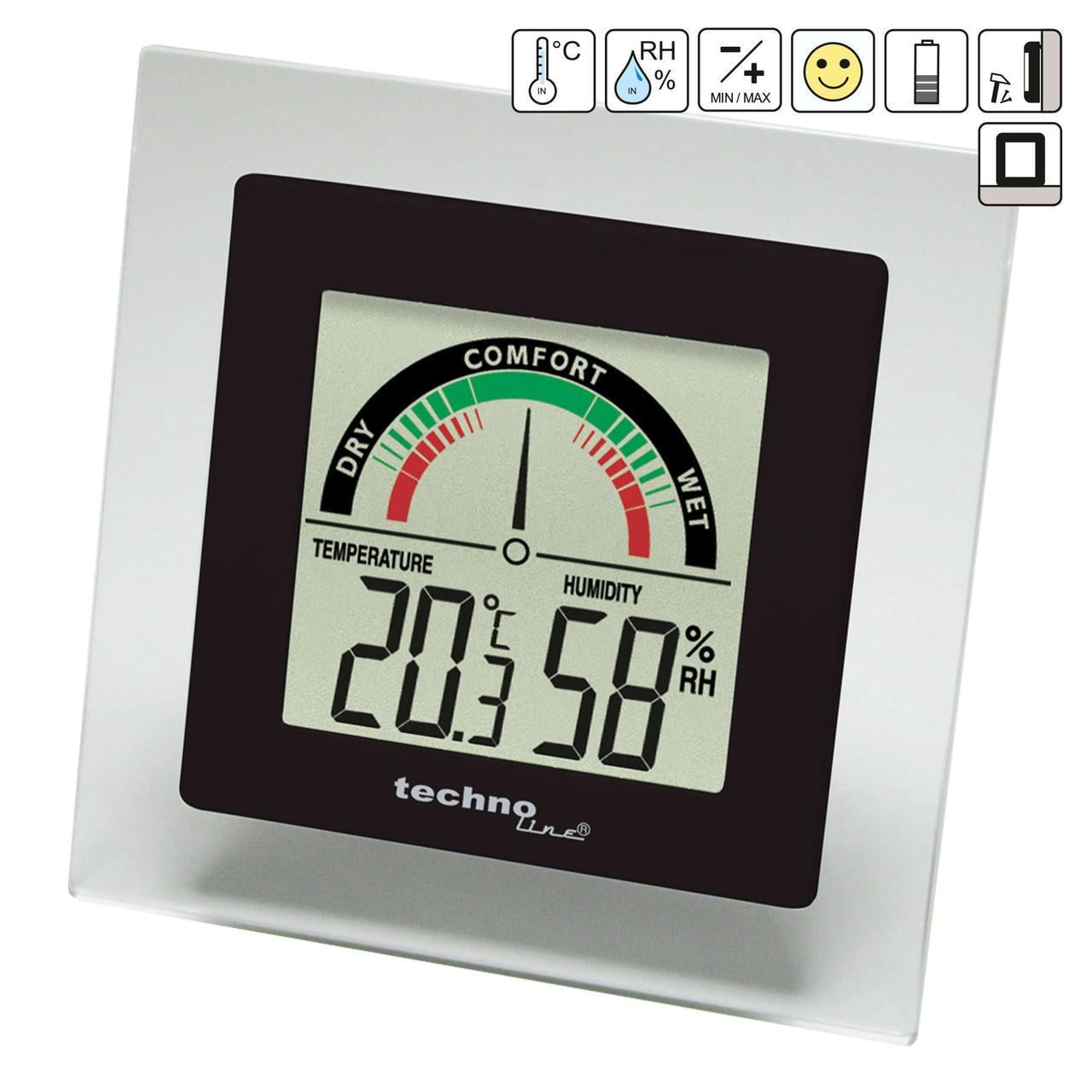 Термогигрометр Technoline WS9415 Black (WS9415) - фото 5 Термогигрометр Technoline WS9415 Black (WS9415) - фото 5