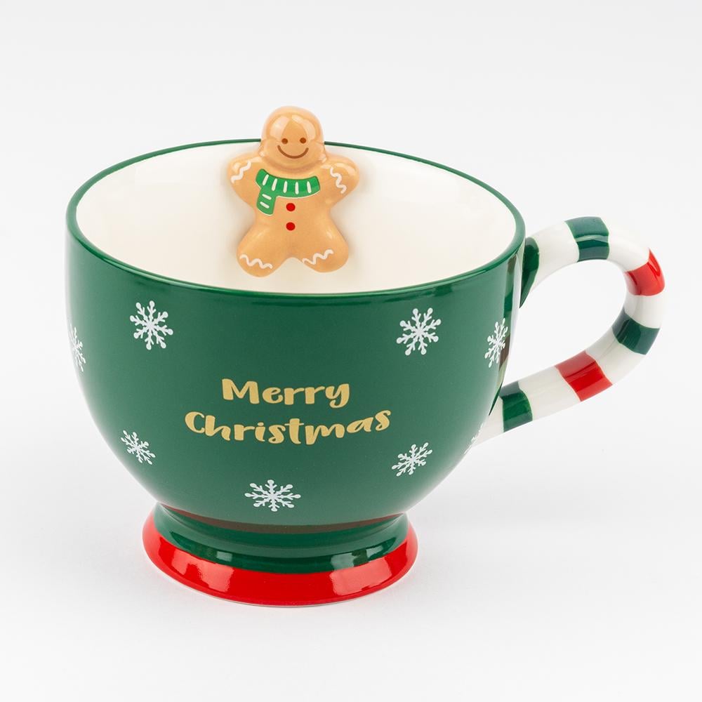 Кружка Праздник в каждом глотке 550 мл Зеленый (9252-012)