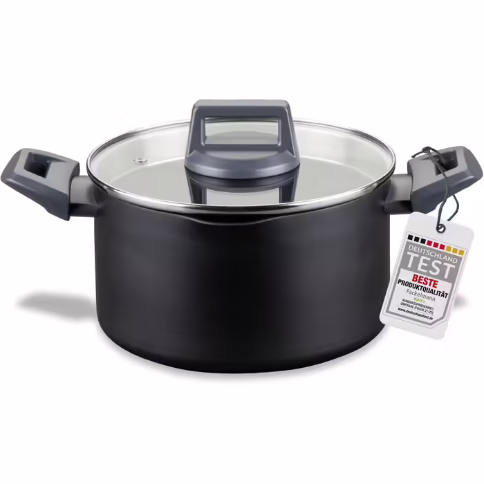 Каструля Fackelmann Statement 20 см 3,6 л Чорний