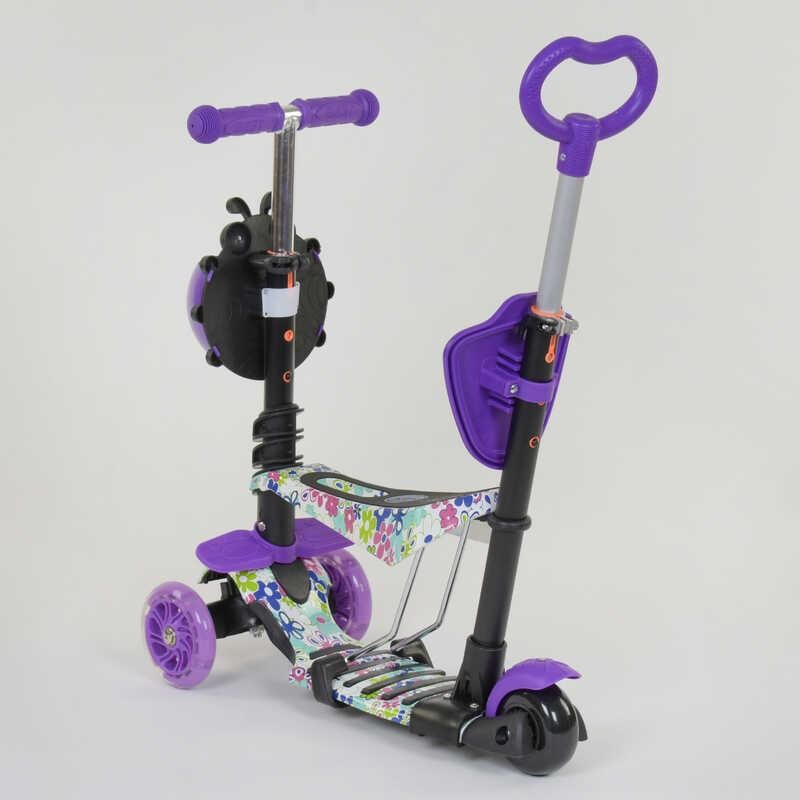 Самокат Best Scooter 5в1 PU колеса с подстветкой Multicolor (84216) - фото 7