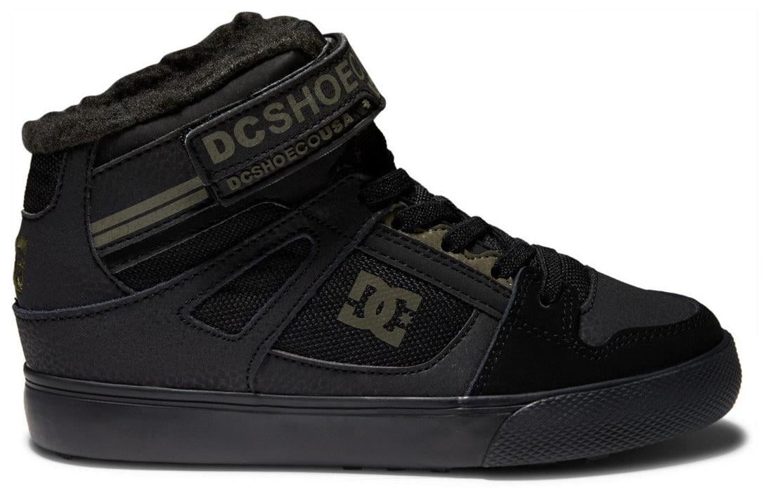 Кроссовки DC Pure High Top Wnt EV р. 33/2 21 см Black/Olive