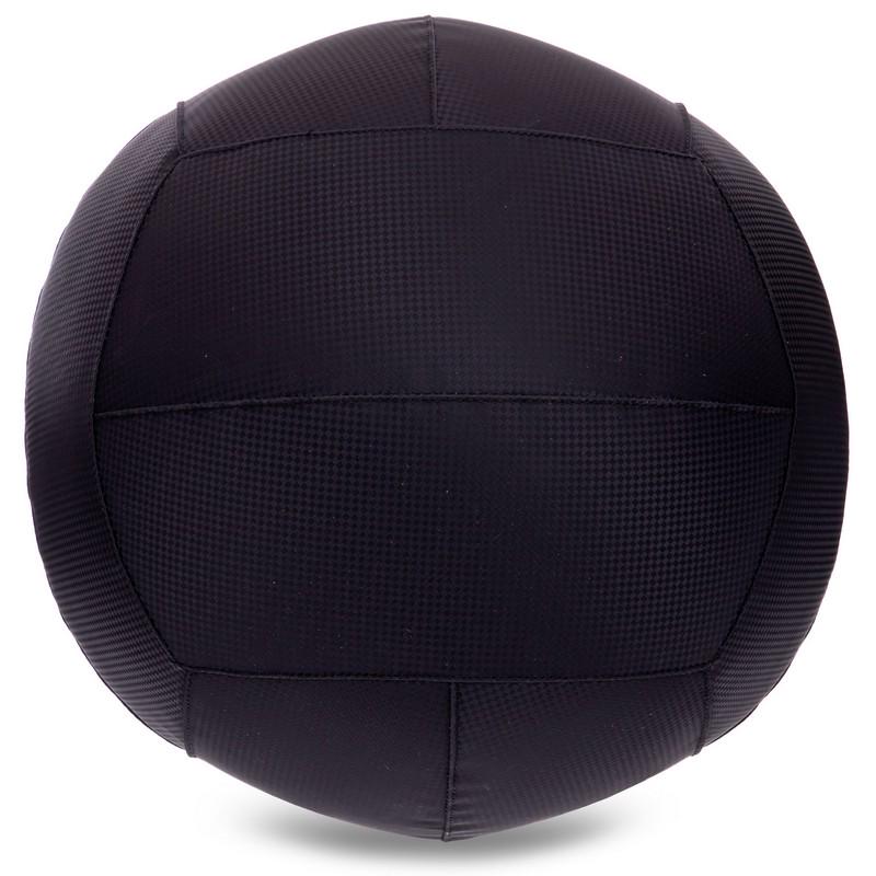 Мяч набивной Wall Ball FI-2637 для кроссфита 3 кг Черный (56363199) - фото 2